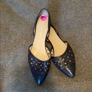 Franco sarto navy cutout flats